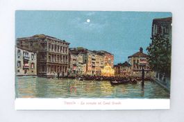 AK Venezia - La Serenata nel Canal Grande