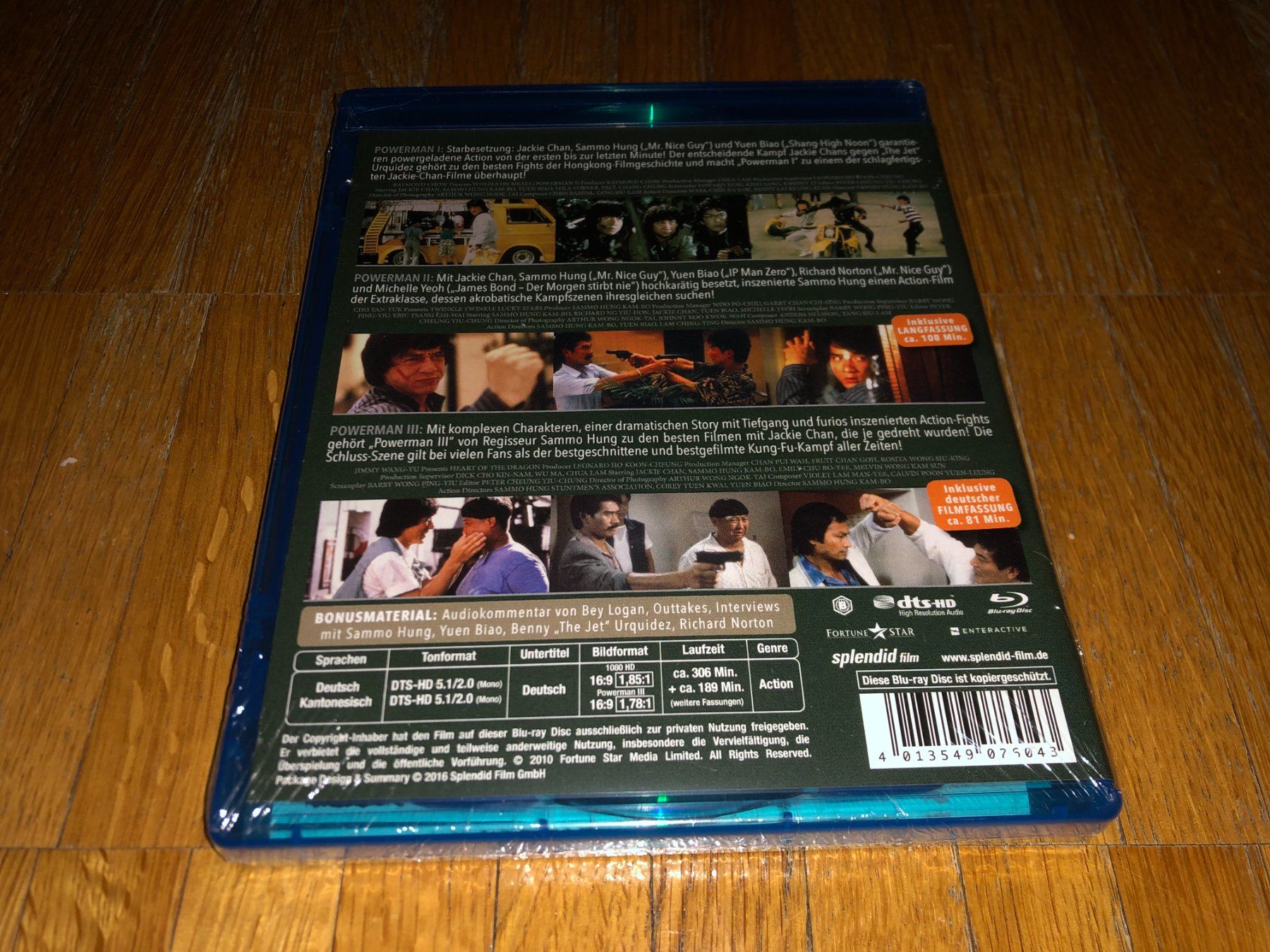 Tutti i DVDs: Jackie Chan - Powerman 1,2 & 3 - BOX - UNCUT – Nuovo e nell'imballaggio originale da Basel venduto da havsok 1