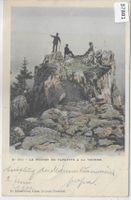 Le Rocher de Tablette a la Tourne - Bergsteiger