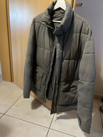 Zara Herren Winterjacke Grau Grösse M