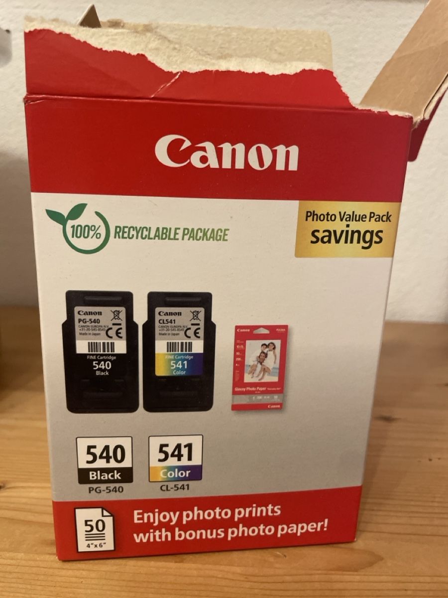 Canon Cartouches & Toner: Druckerpatronen, Canon 540/541 – Neuf (Voir description) à Dübendorf par Huggis