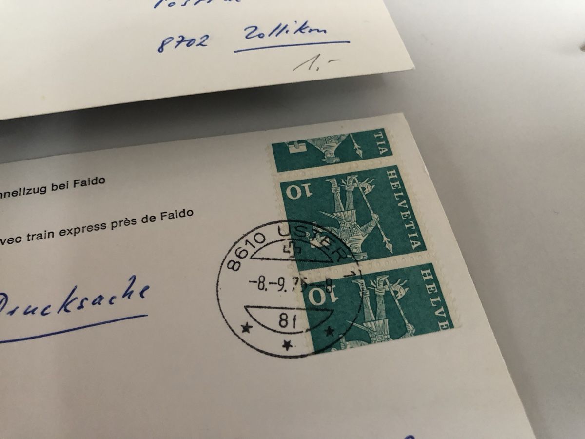 Cartoline postali: 2 tolle Ansichtskarten BFe 4/4 und Ae 6/6 – Usato da Lufingen venduto da Rac0 3