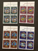 Schweiz 1968 Pro Patria Lausanne Satz 4er-Block 1.Tagstempel