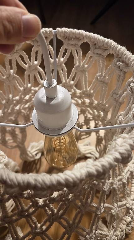 Alle Dekorationen: Makramee-Lampe im Boho-Stil – Gebraucht aus Balsthal von emotion99 3