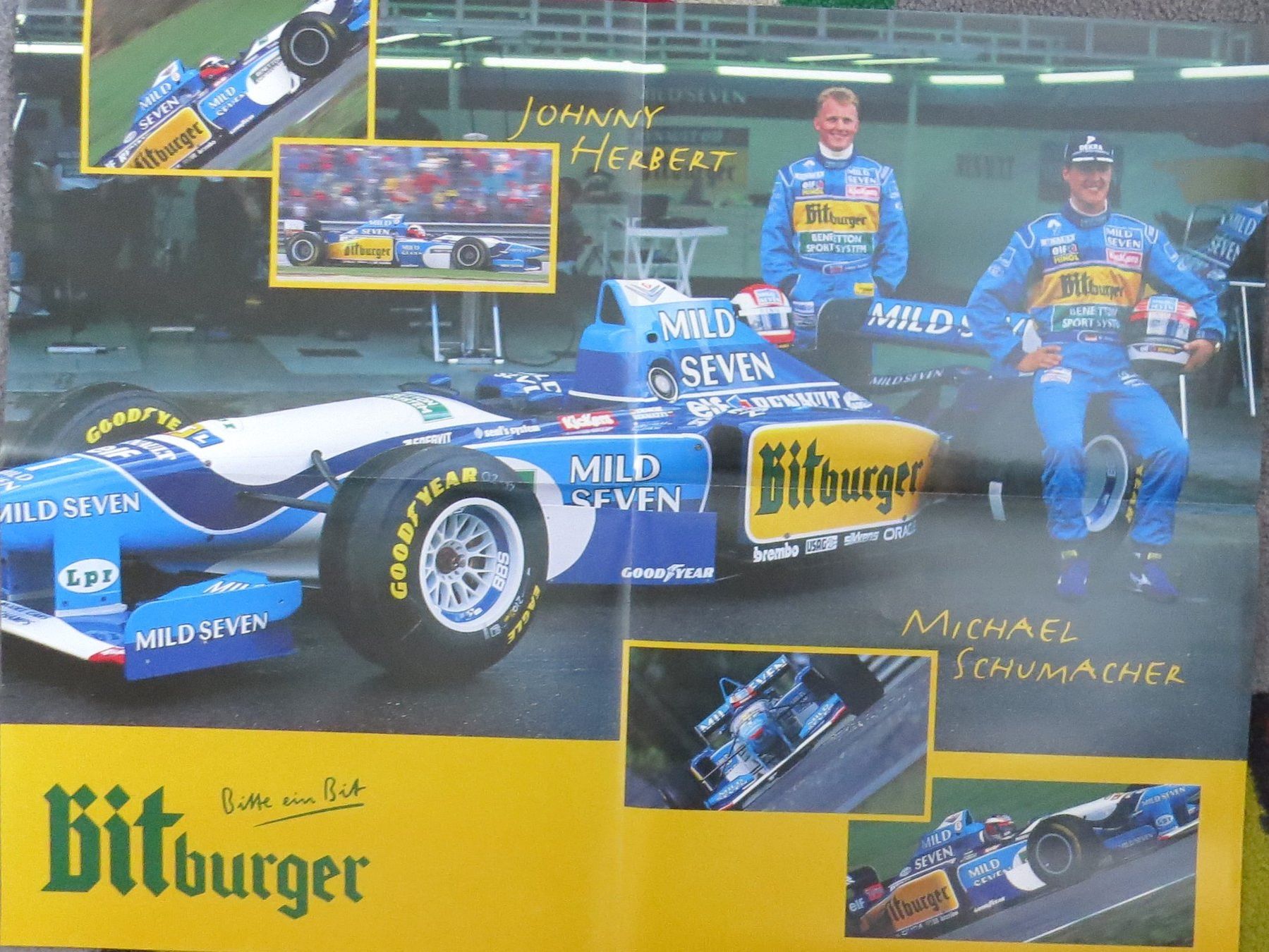 Documenti: Programm Formel 1 in Hockenheim von 1995 – Usato da Ettingen venduto da campione_1 1