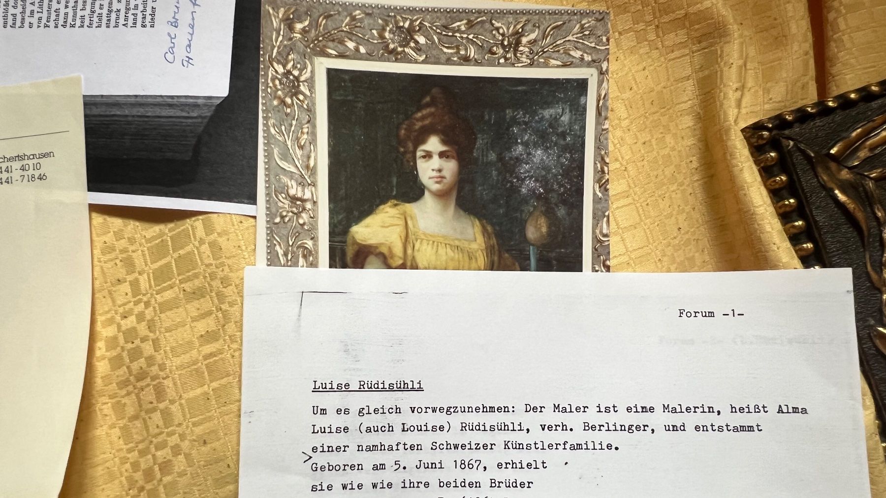 Dipinti: Luise Rüdisühli, Orginal Gemälde, Nr 17 – Usato da Illnau-Effretikon venduto da brockischweiz 6