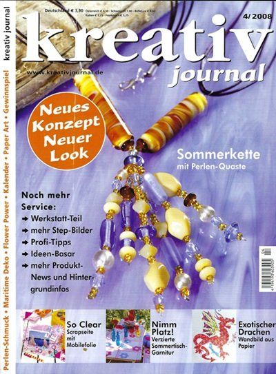 Zeitschriften & Magazine: Kreativ journal 4/2008 – Gebraucht aus Schlatt TG von minkasbuecher