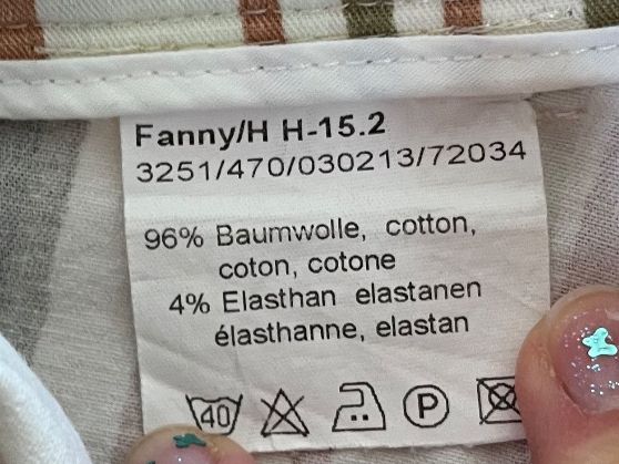 Pantaloni: Best Connection gestreifte Stoffhose – Usato da Riet (Neftenbach) venduto da kim_gfw6 3