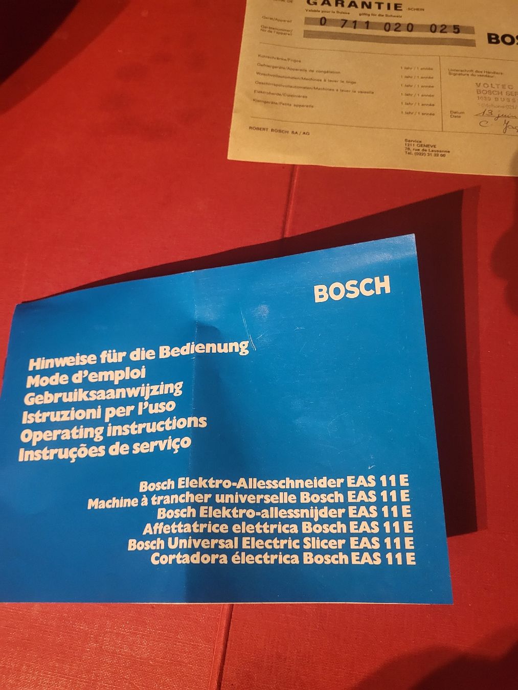 Bosch Küchengeräte: Trancheuse électrique Bosch, idéale pour vos charcuteries – Gebraucht aus Penthalaz von yve_wsq8 6