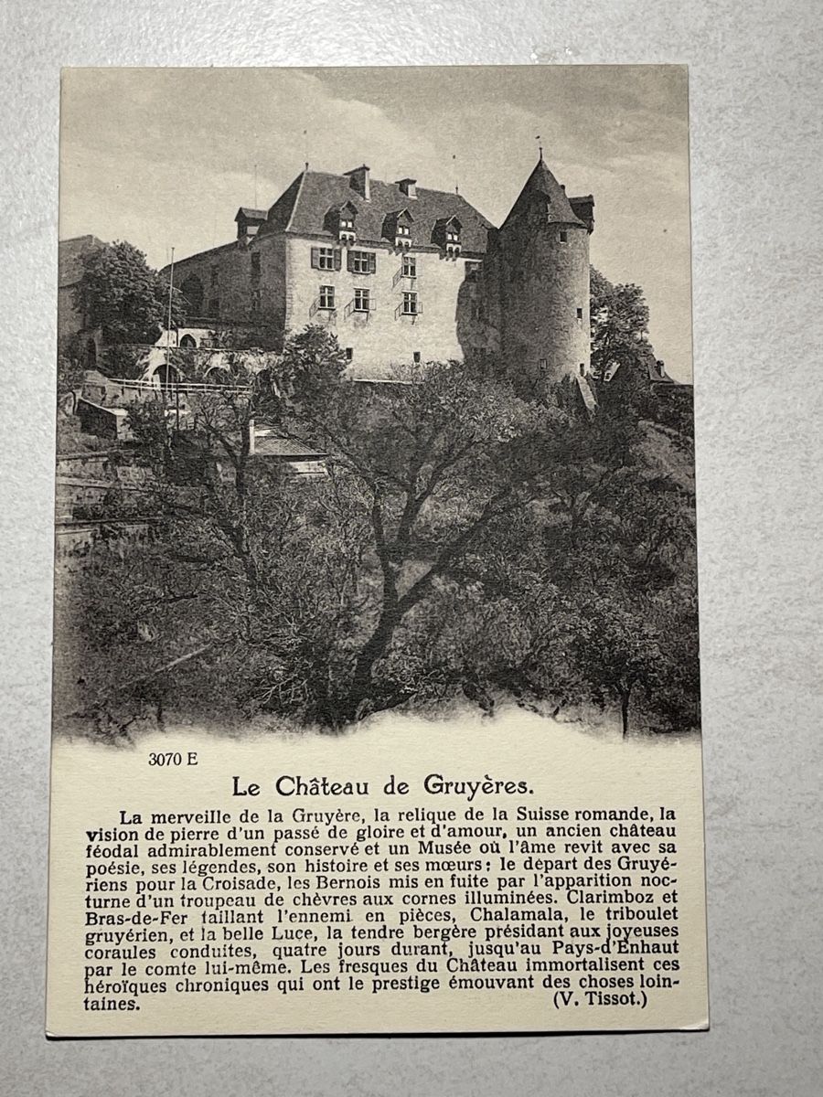 Cartoline postali: Schloss Greyerz / Gruyères, Schweiz – Usato da Strengelbach venduto da Aschatan5