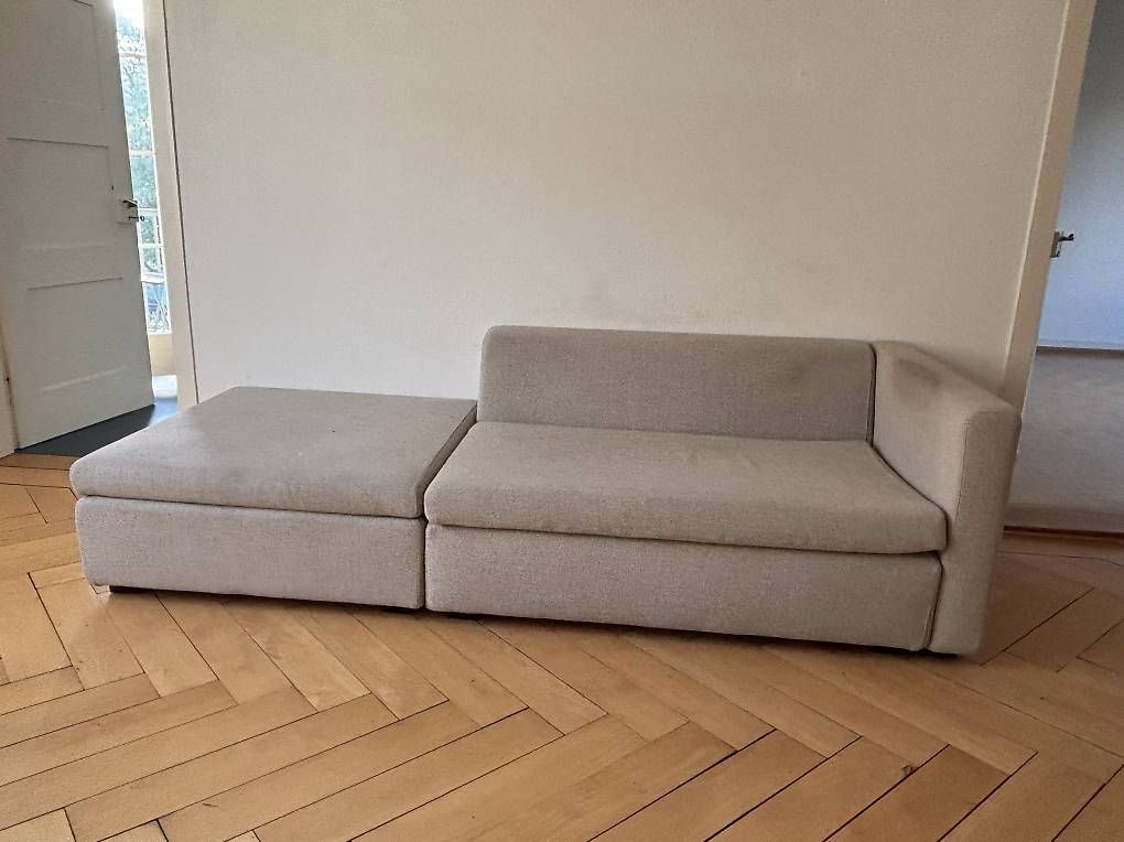 Ikea Divani: Sofa IKEA Stoffbezug waschbar Textil grau, grob – Usato da zürich venduto da Asm_7773 1