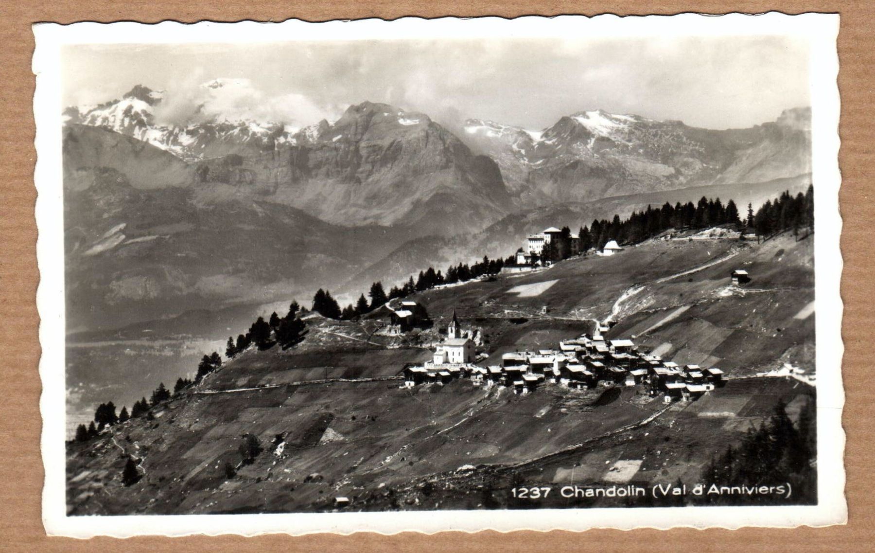 Cartoline postali: Chandolin - Val d'Anniviers - 1940 – Usato da Chavornay venduto da 4dphila