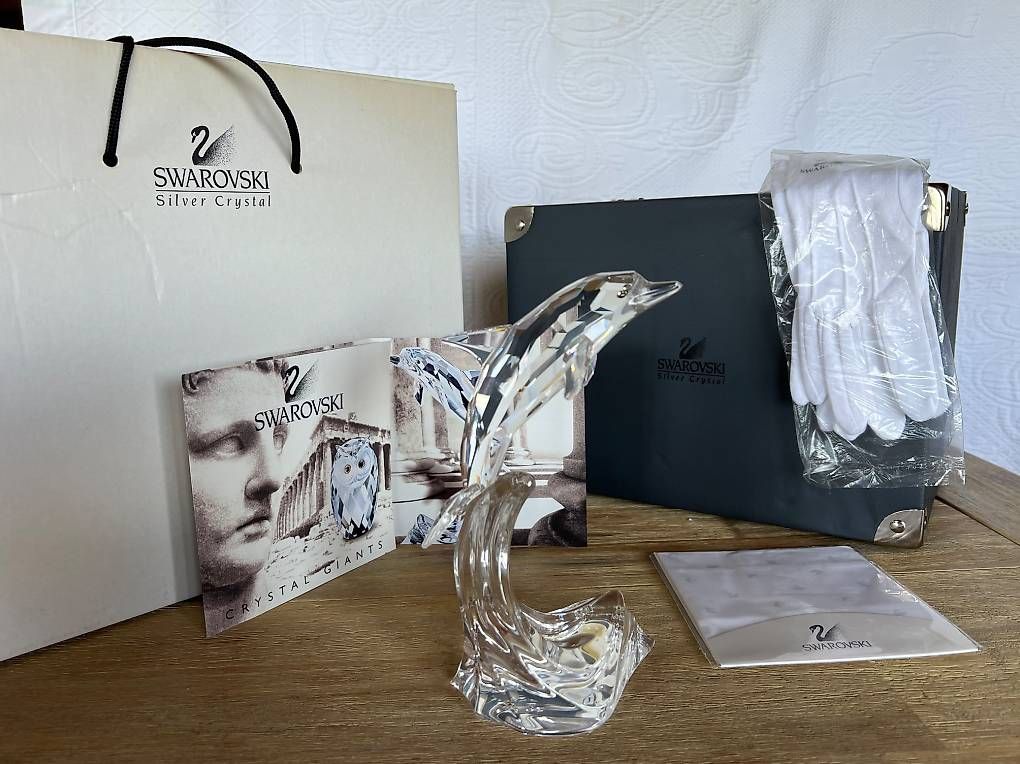 Swarovski Statuette: Swarovski Dauphin Maxi – Nuovo e nell'imballaggio originale da Pensier venduto da motofan99 1