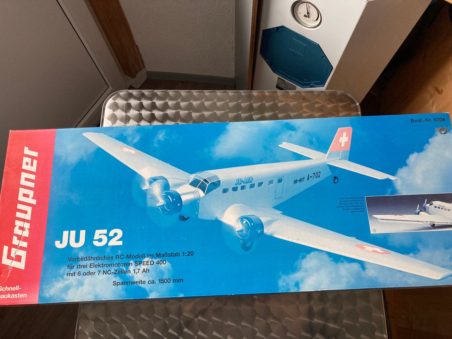 Graupner RC Modellbau: Graupner JU-52 Holzbausatz – Neu (gemäss Beschreibung) aus Reigoldswil von