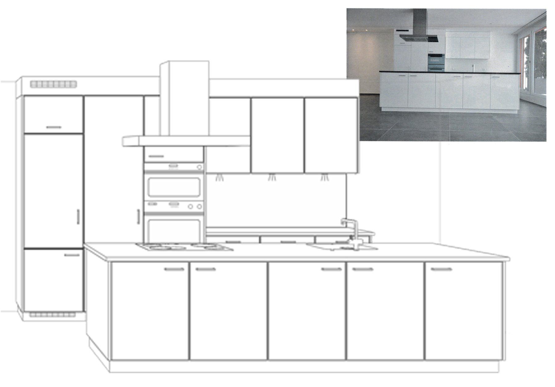 Cucine complete: Küche weiss MOVANORM – Usato da Schübelbach venduto da ar8862-ch 1