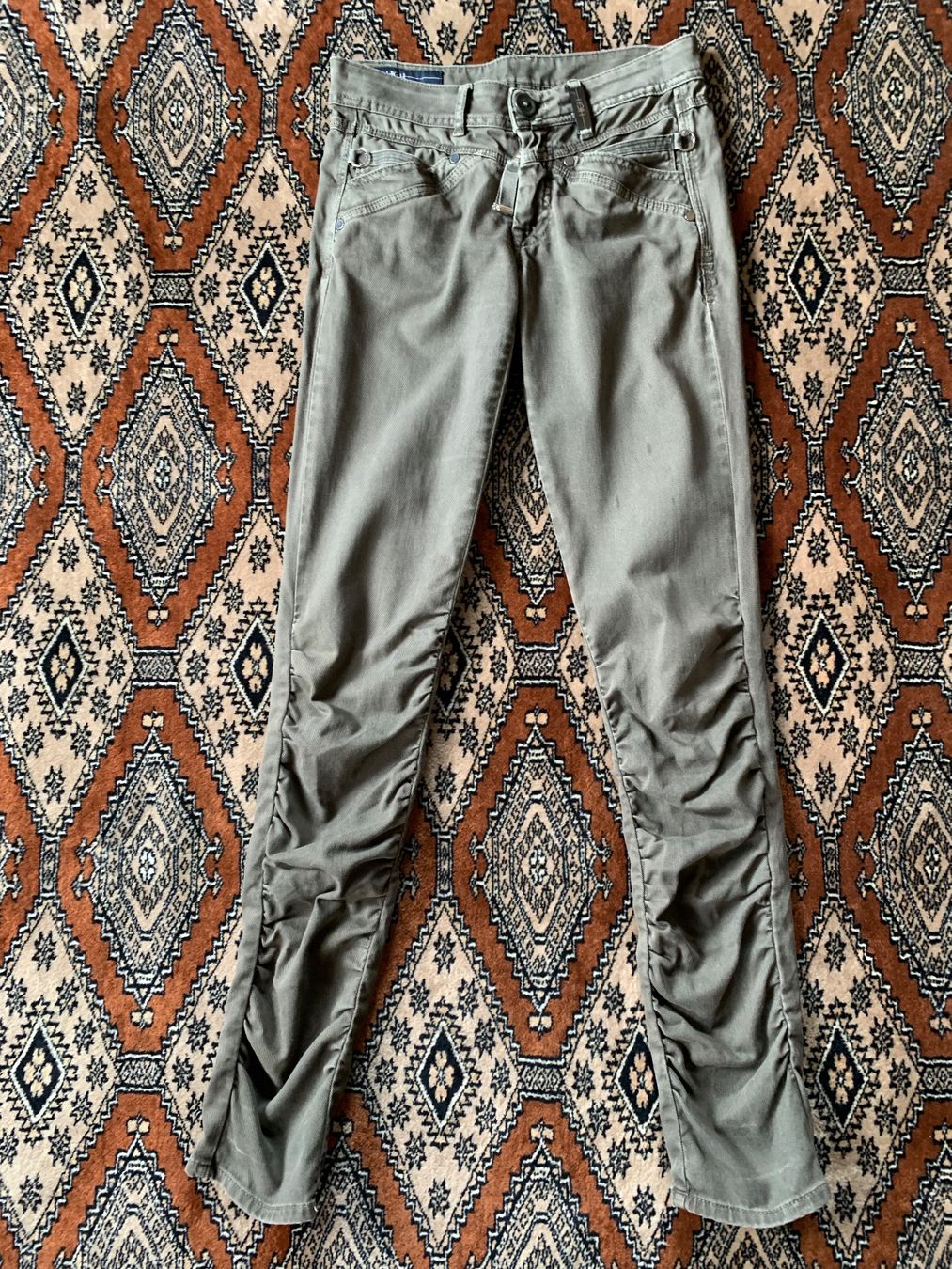 Pantaloni: "HIGH"  Hose  Farbe: Khaki Gr 34DE – Usato da Interlaken venduto da Bona55 2