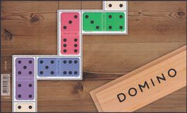 2021, Nr.1849 (1845A-1848A, Domino-Bogen) ** postfrisch