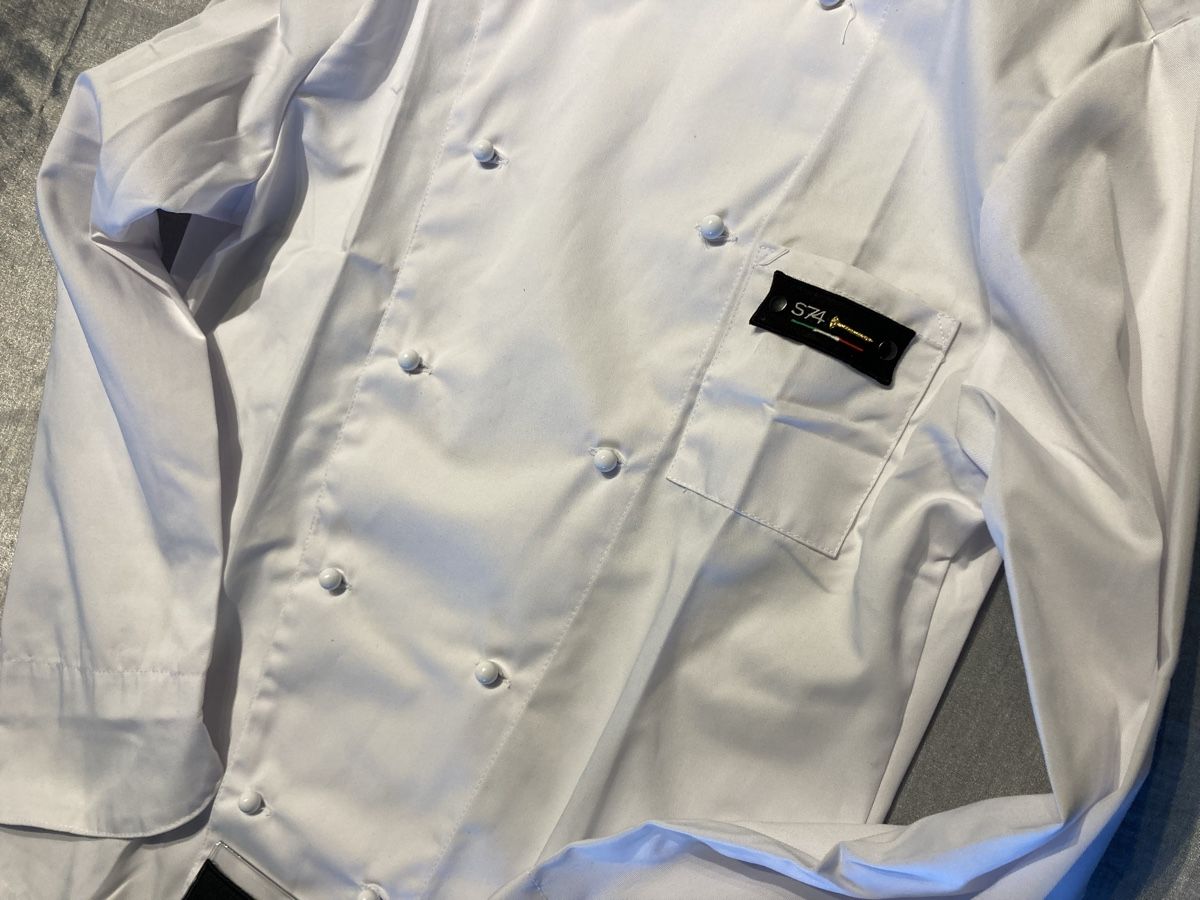 Jacken: Professionelle Kochjacke White size M – Neu und originalverpackt aus Märstetten von Shirt74 4