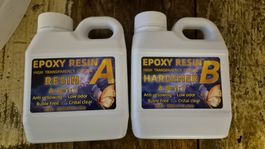 Epoxid Harz und Hartener ungeöffnet
