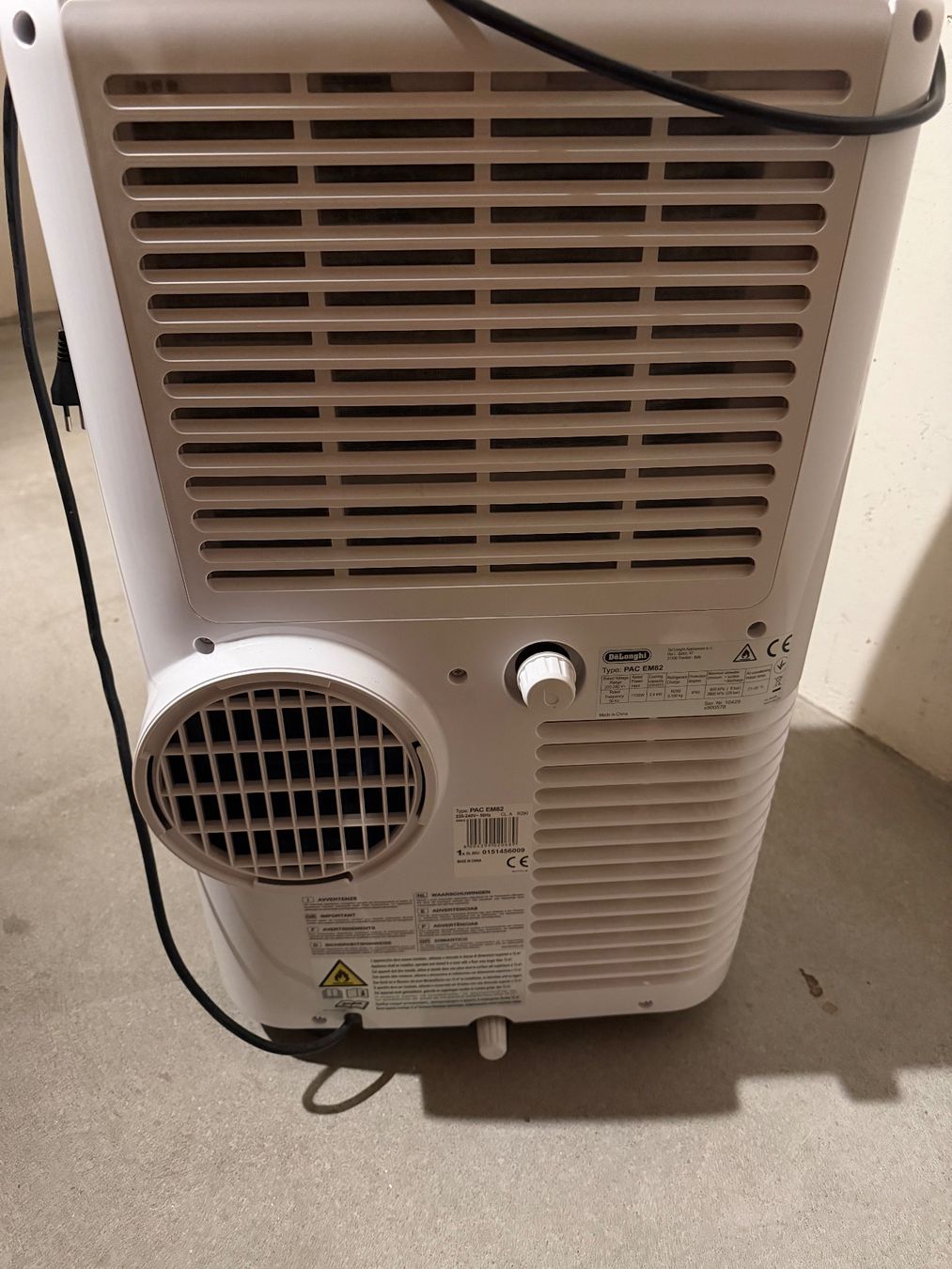 De'Longhi Condizionatori: Klimaanlage De Linghi, Typ Pac EM82 – Usato da Bassersdorf venduto da griffin1 1