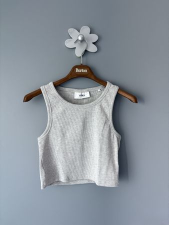 Débardeur JJXX gris côtelé taille S 