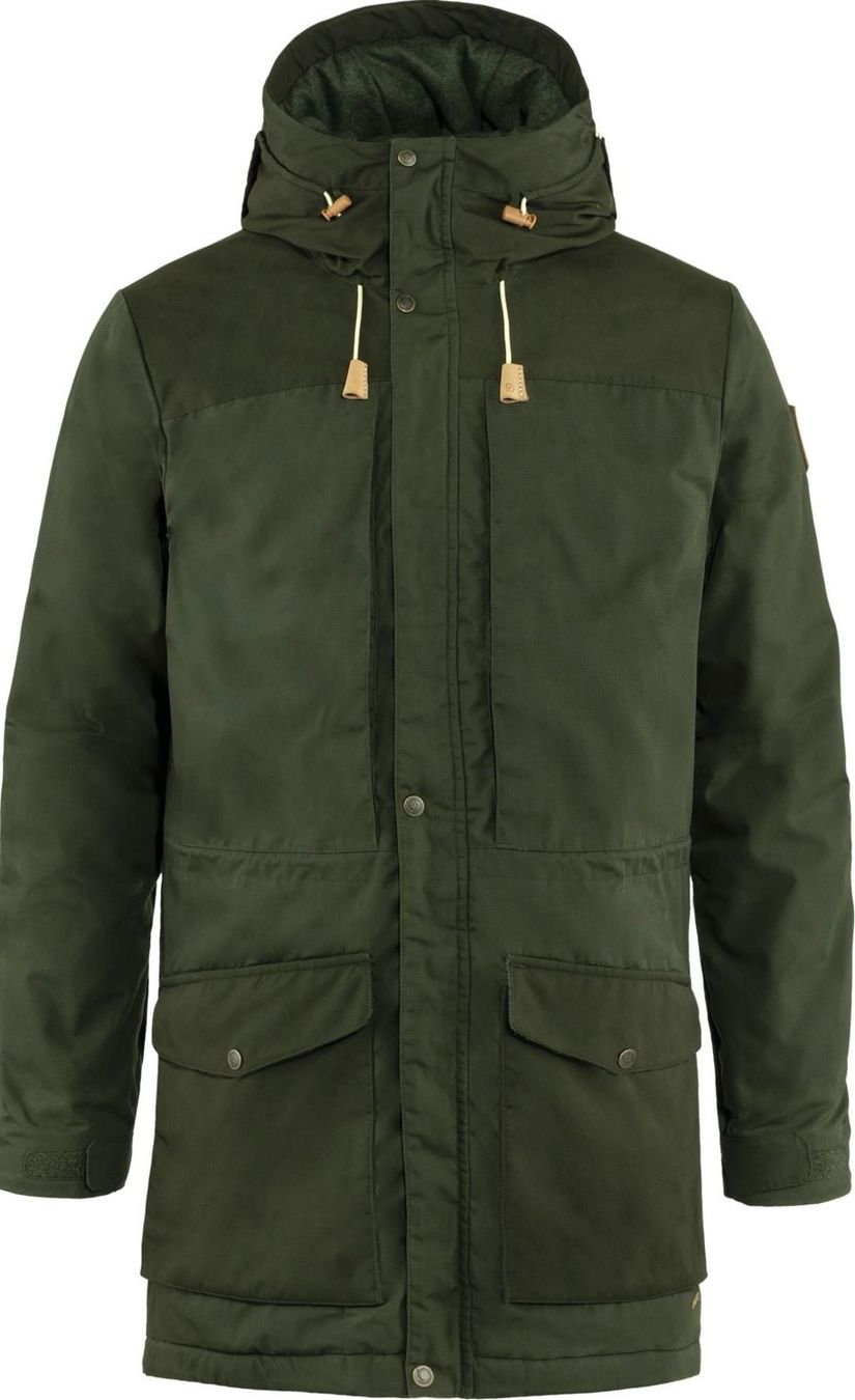 Fjällräven Jacken: Fjällräven Singi Wool Padded Parka M Deep Forest Gr.L Herren – Neu und originalverpackt aus Basel von Seifehuesli