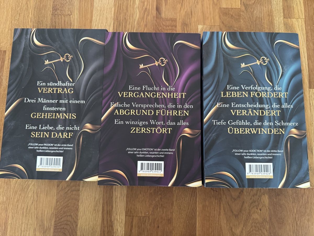 Libri: D.C. Odesza Dark Romance Trilogie   – Nuovo (secondo la descrizione) da Zürich venduto da Naniiin 2