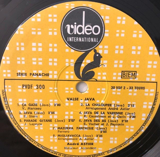 Schallplatten: André Astier – Valse - Java (LP) – Gebraucht aus Grüningen von azulgrisvinyl 2