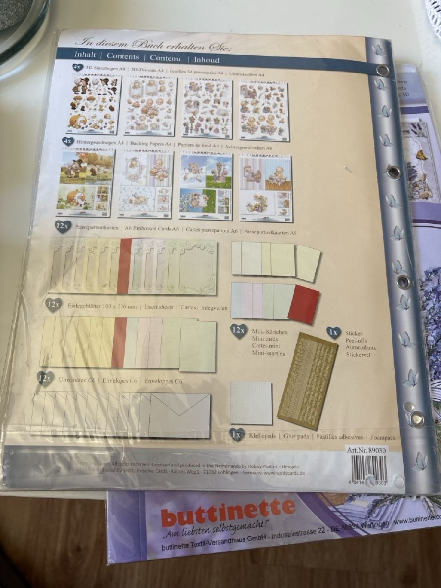 Kit bricolage: 36x 3D-Karten zum basteln  – Nuovo e nell'imballaggio originale da Amriswil venduto da SCHLOSSGEISTLI 3