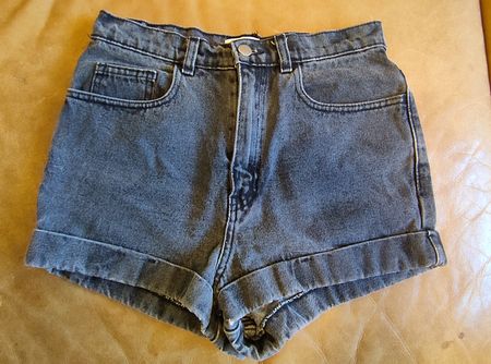 Jeans Shorts American Apparel Grösse 27 schwarz Made in USA
