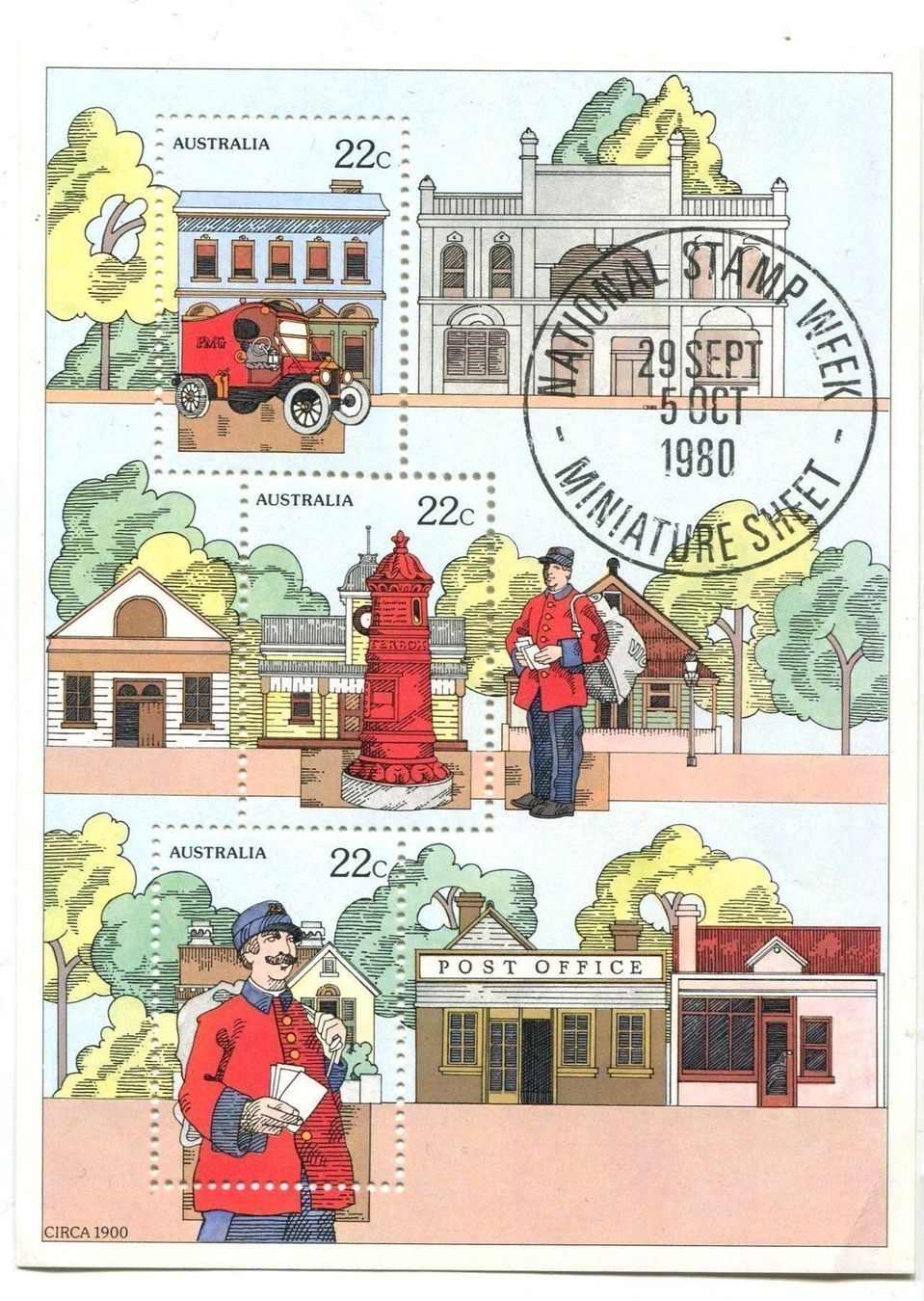 Tutti i francobolli: Block "Briefkasten". Australien. – Nuovo e nell'imballaggio originale da Basel venduto da Butsch5