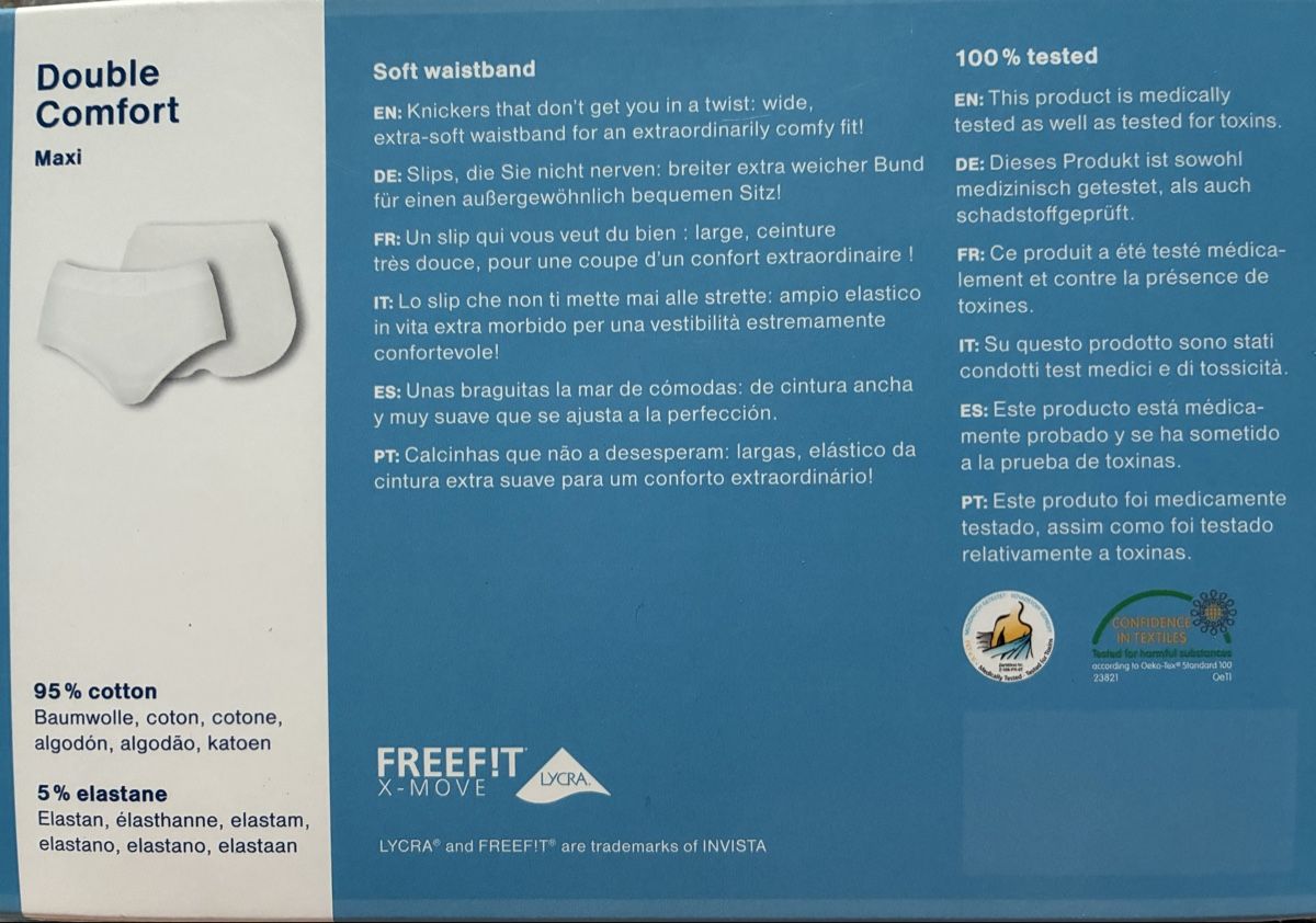 Sloggi Sonstige Unterwäsche: Unterhose Double Comfort Maxi Baumwolle, schwarz, Gr. L – Neu und originalverpackt aus Oberrüti von Jomaru 1
