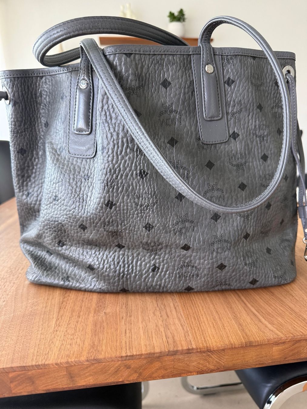 Mcm Borse da donna: MCM Shopper dunkelgrau – Usato da Gossau SG venduto da _Escada_ 2