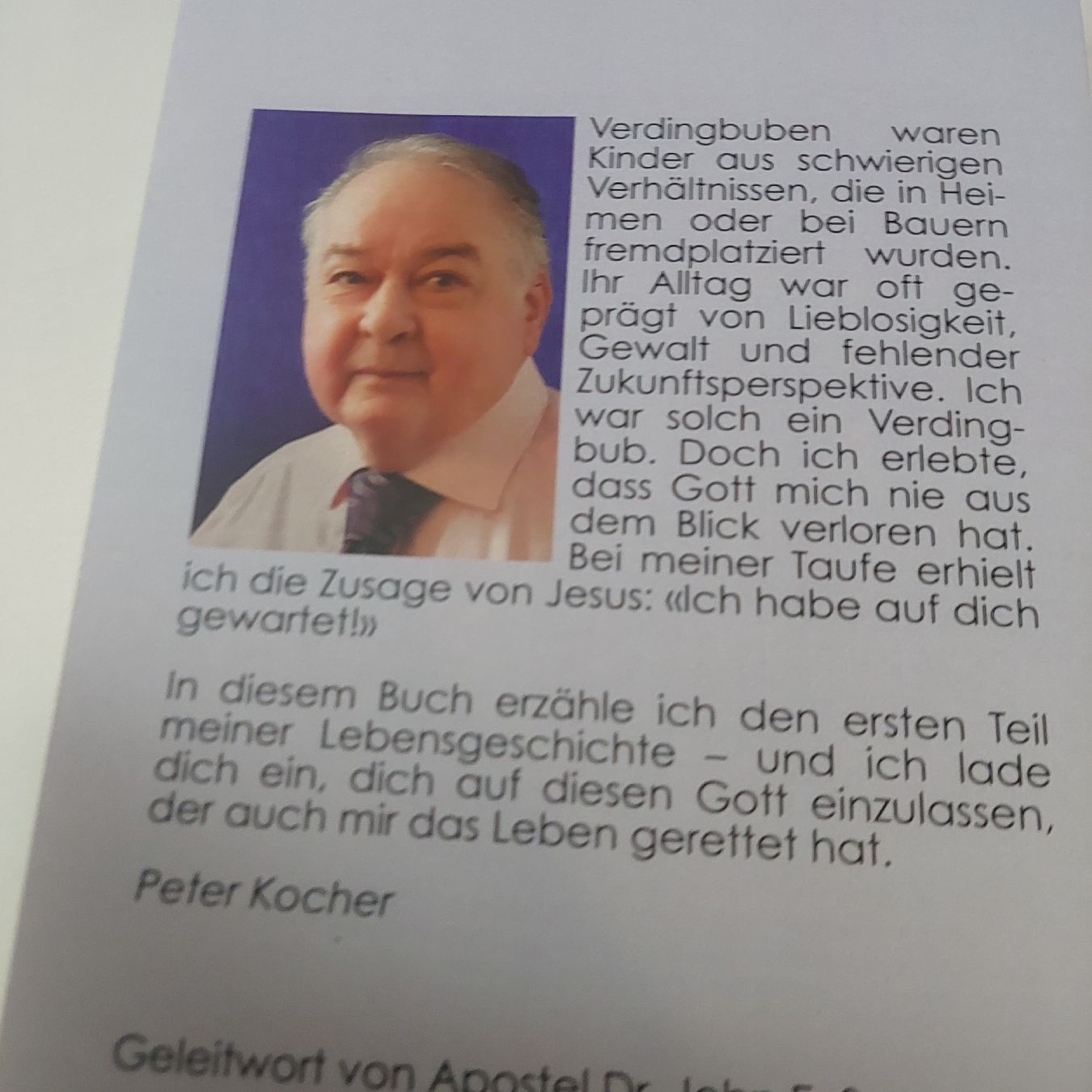 Bücher: Vom Verdingbuben zum Gotteskind – Gebraucht aus Belp von masterdriftking 2