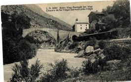 Bahn visp Zermatt bei Vsip 1927 verlag  Burgy Lausanne