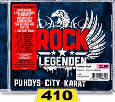 CD  Puhdys + City Karat "Rock Legenden", Nr. 410