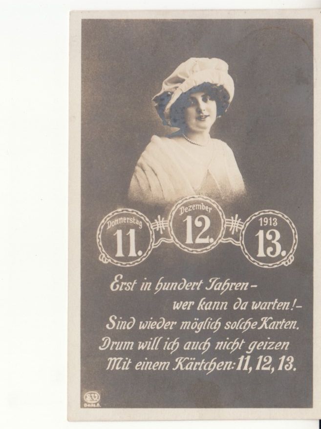 Cartoline postali: Motivkarte 11.12.13 – Usato da Bürglen TG venduto da StampGraf