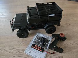 DF-4J Crawler XXL SCHWARZ *2-Gang / LED / Seilwinde*