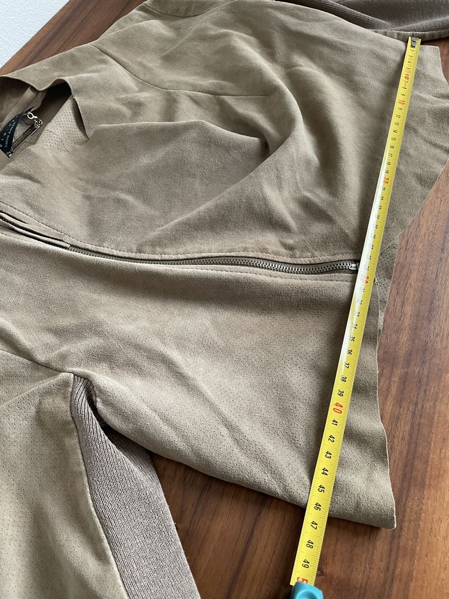 Bolero: Twin-Set Simona Barbieri Suede Leather Jacket S/M – Usato da Küsnacht ZH venduto da Zubli 7