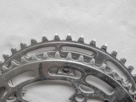 2 Stronglight Kettenblätter 49/53 Zähne, Vintage Rennrad
