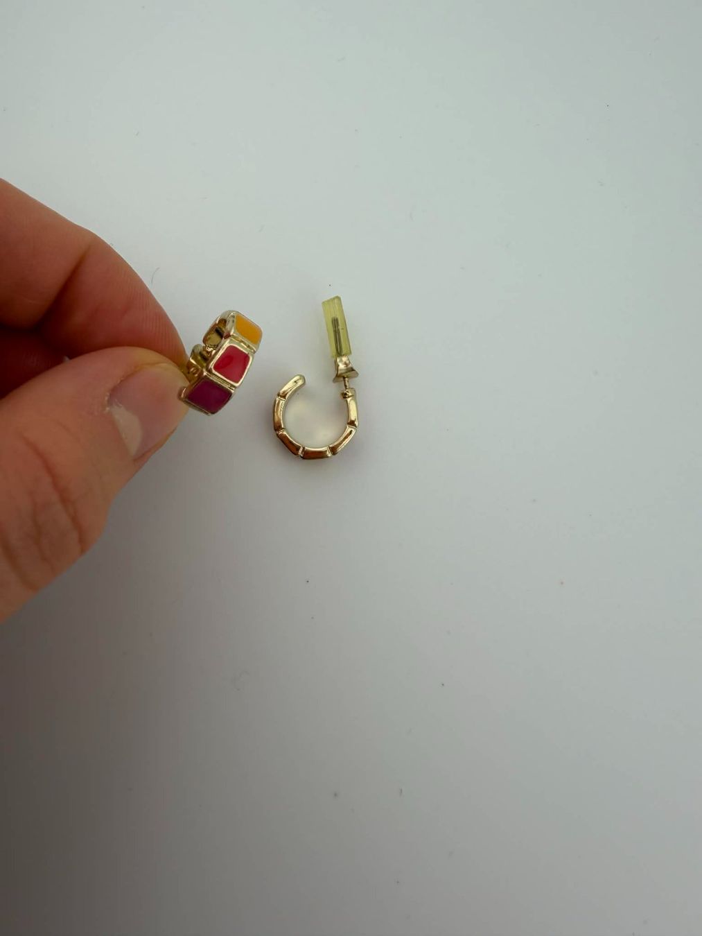 Orecchini pendenti & Orecchini a lobo: Ohrclips mit Farbakzenten 🌸 – Nuovo e nell'imballaggio originale da Riehen venduto da edu_92w7 4