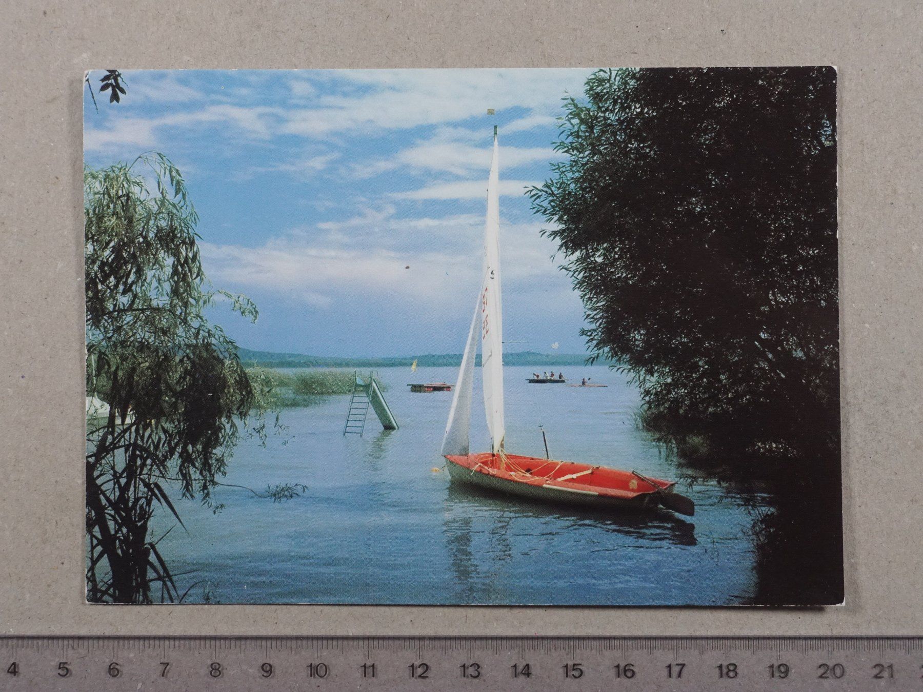 Ansichtskarten: Thielle, 1995, Boot, Schiff, Neuenburg, Laténa – Gebraucht aus Lenzburg von fh1