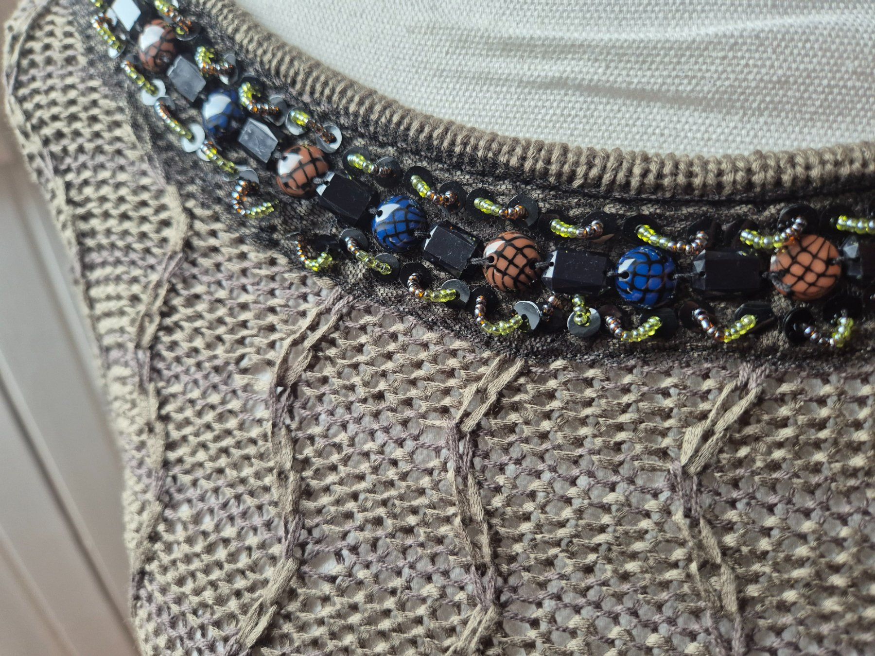 Maglioni & Felpe: AMY VERMONT  💎  long pullover knit olive  Grösse 44 – Usato da Niederweningen venduto da Obson 5