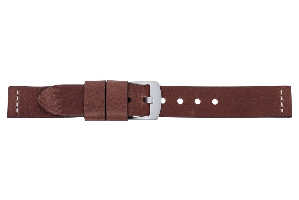 Bracciali & Braccialetti: Uhrenarmband Ranger XL massives Kalbsleder 20mm dunkelbraun – Nuovo e nell'imballaggio originale da Wittenbach venduto da uhrenzubehoer24 1