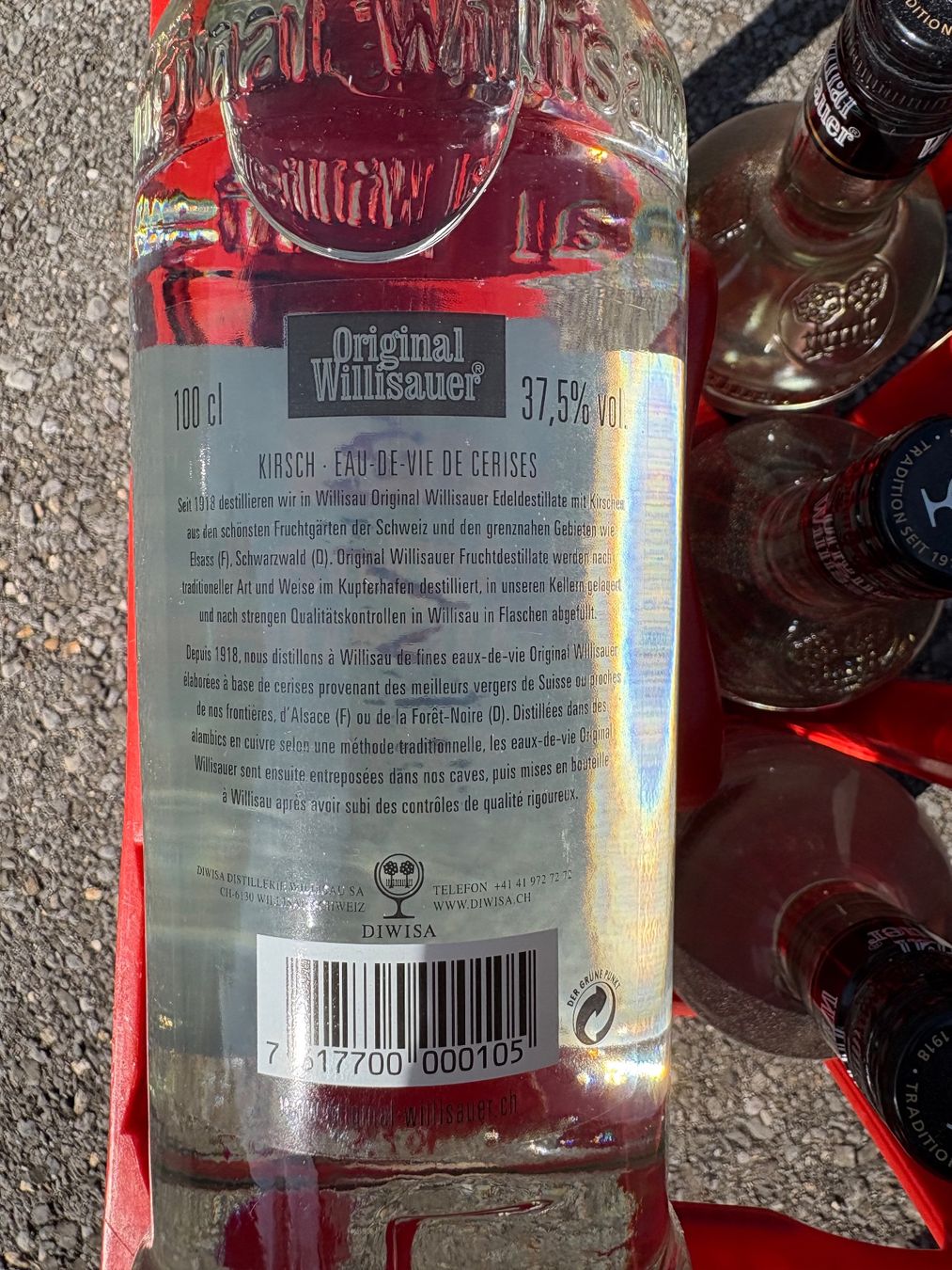 Spiritueux: Willisauer Kirsch 4x 1 Liter – Neuf (Voir description) à Rüschlikon par pas_g92x 1
