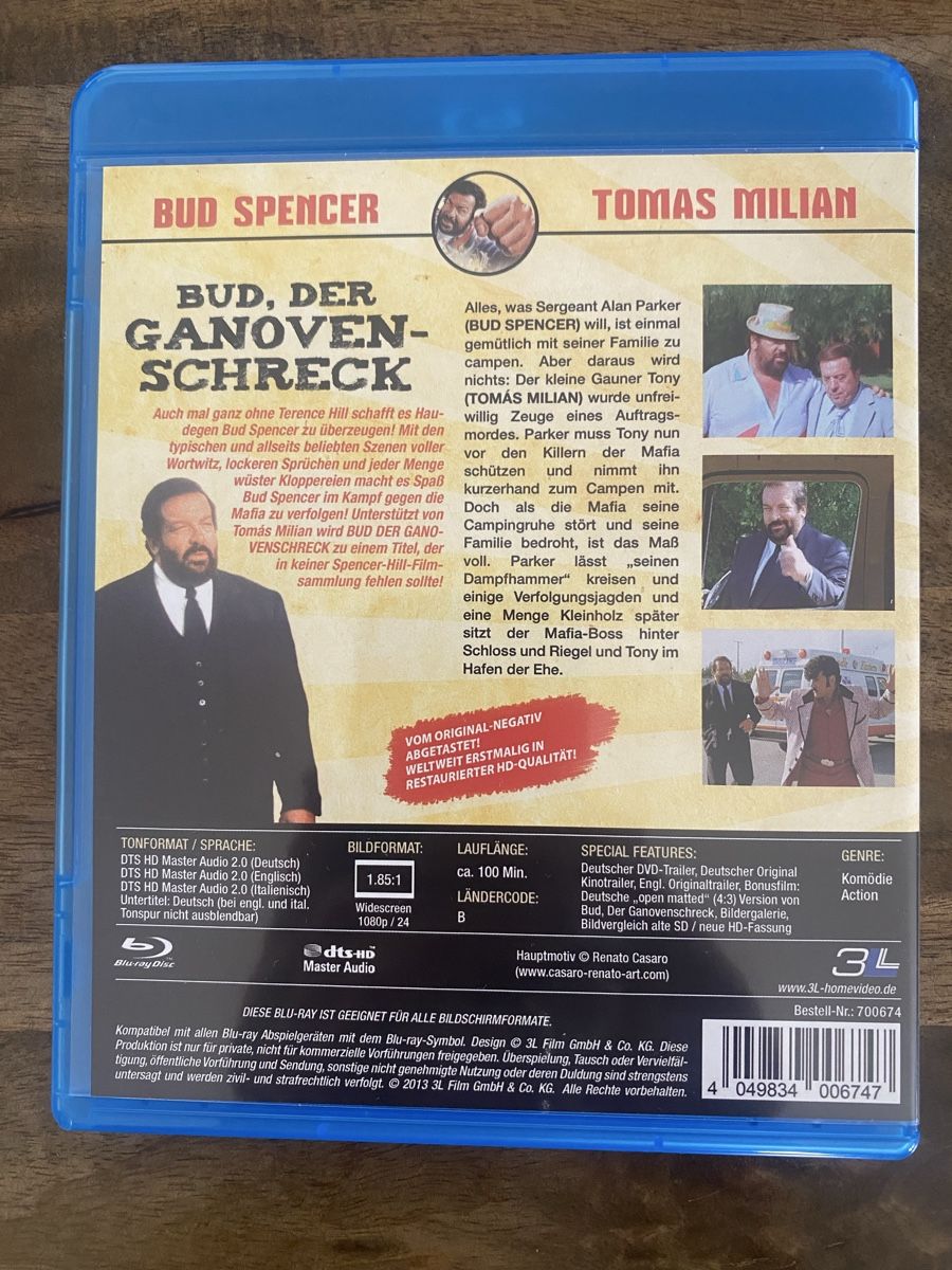 Tutti i DVDs: Bud, der Ganovenschreck Blu-ray – Usato da Rüschlikon venduto da Granulat204 1