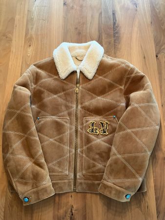 Louis Vuitton Jacke AF EMB Shearling Workwear beige Gr. 50