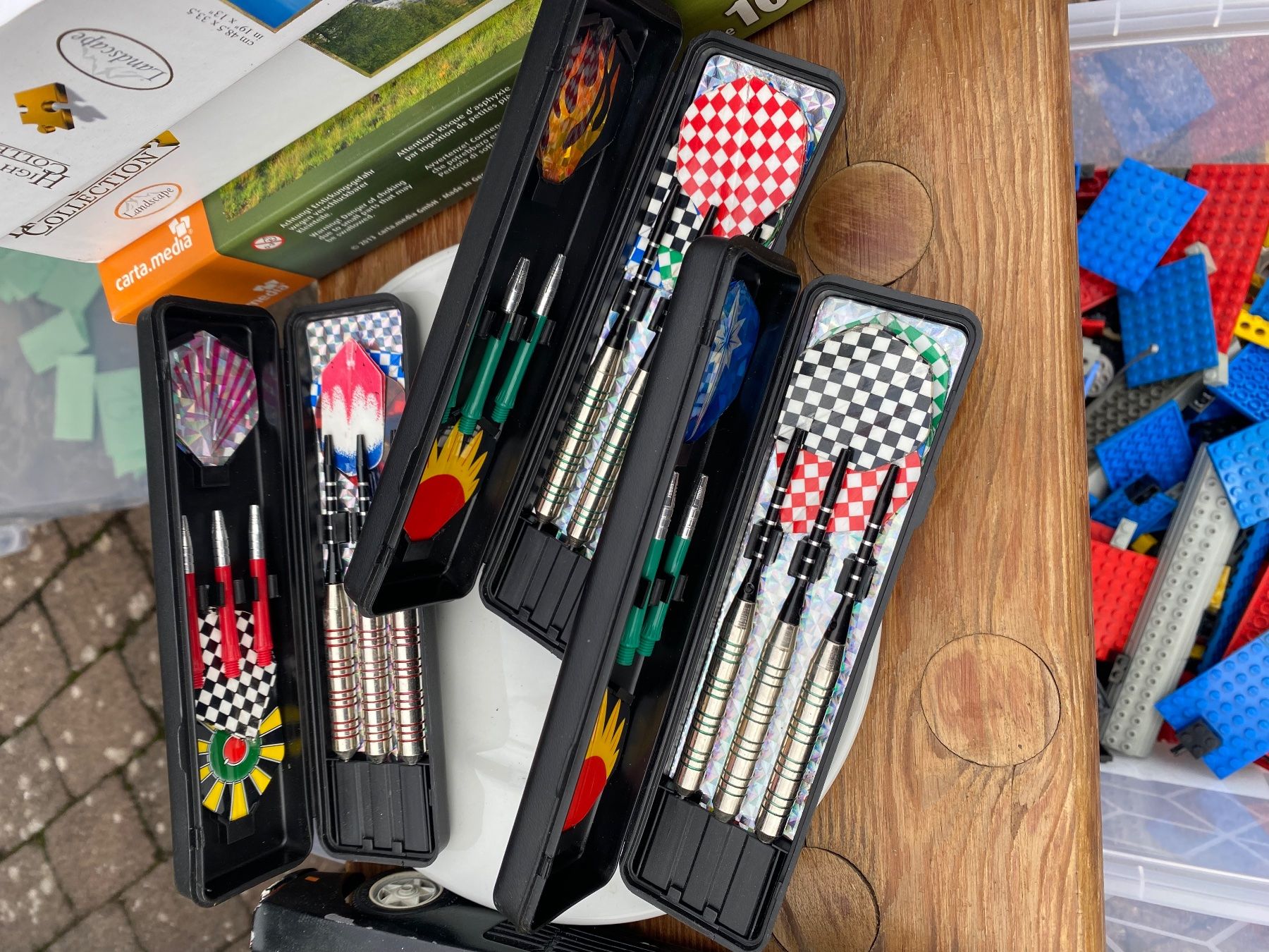 Dart: Dart-Set, 4 Sets Darts, Steeldarts, Dartpfeile komplett – Neu (gemäss Beschreibung) aus Ulmiz von spi_67gt