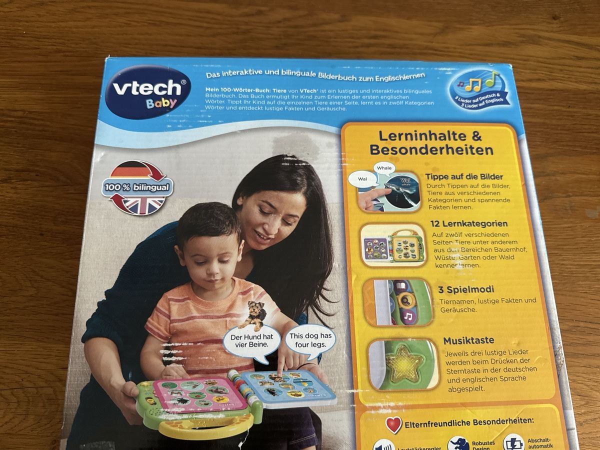 Libri: Neues Vtech Baby 100 Wörter Buch – Nuovo e nell'imballaggio originale da Therwil venduto da Schneefra1 1