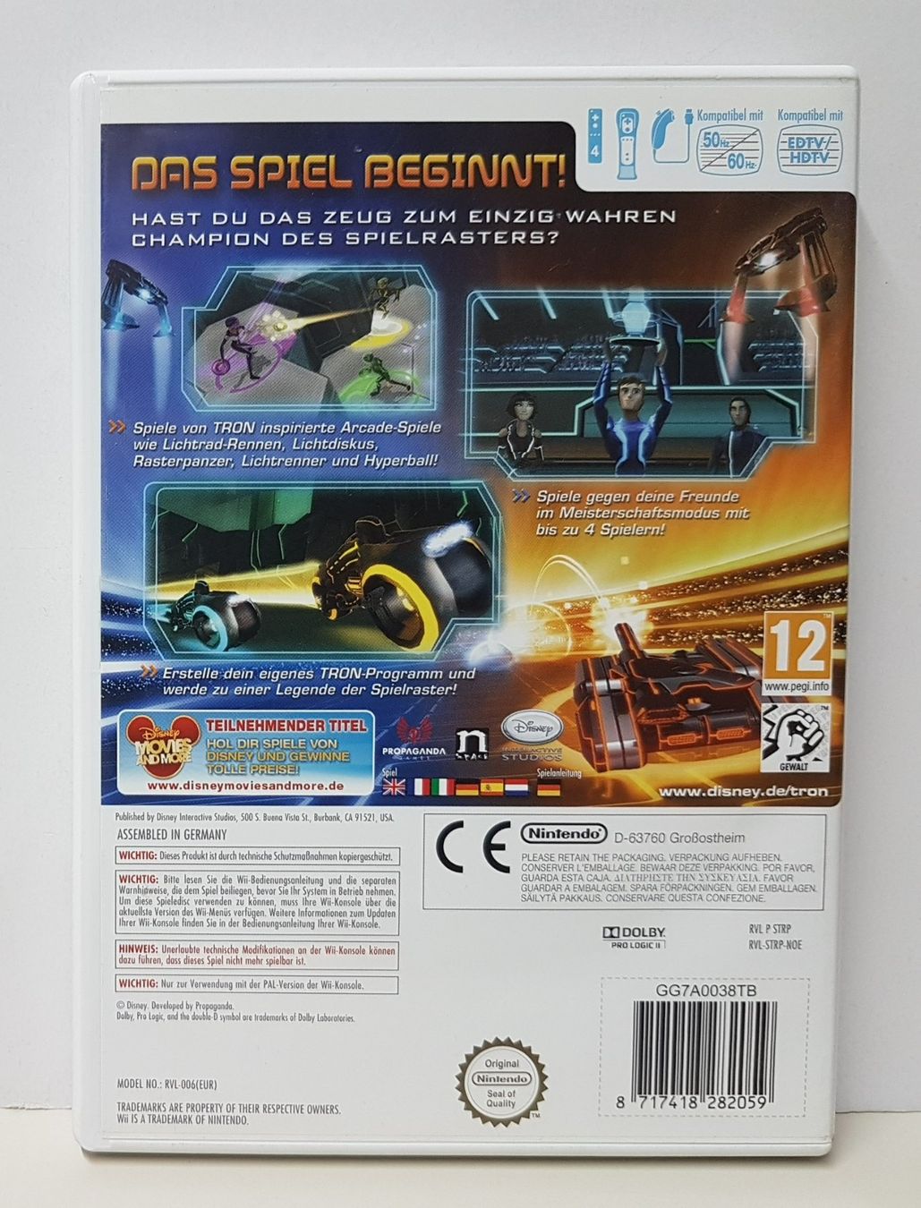 Nintendo Giochi: 😎 Wii  Tron Evolution Battle Grids einzig wahren Champion – Usato da Schüpfheim venduto da Games_Spielkonsolen 3